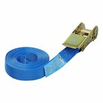 Blaues Spannband mit Ratsche 5 Meter