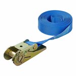 Blaues Spannband mit Ratsche 5 Meter