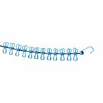 Elastische Wascheleine mit 12 Wascheklammern