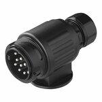 Stecker 13-polig PVC Typ Jaeger 9 6 cm mit Klemmverschluss