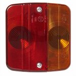 Rucklicht 4 Funktionen 98x104mm inkl. Leuchtmittel