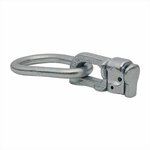 Ohrsteckerbeschlag doppelt mit Ring