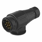 Stecker 13-polig PVC Typ Jaeger 12 cm