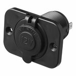 Zigarettenanzunder-Unterputzsteckdose 12V 24V mit Verschlusskappe