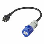 Verlangerungskabel 40cm 3x2 5mm² von Schukostecker auf CEE