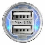 USB-Ladegerat 2-fach Typ A 12V 24V 3100mA