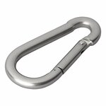 Edelstahl Karabinerhaken 8x80mm 2 Stuck