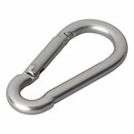 Edelstahl Karabinerhaken 8x80mm 2 Stuck