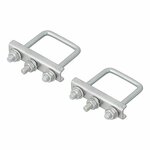 U-Bugel Vierkant 60mm fur Bugradklemme - Set a 2 Stuck