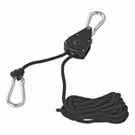 Flaschenzug mit Ratsche und Seil - 2er Set 68kg