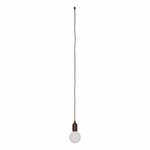 Retro Lampe XL Holzmotiv mit Kordel 90cm