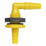 Wassertankdurchfuhrung rechtwinklig mit Tullen 10x12mm