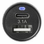 USB-Ladegerat Typ A + C 2-fach 12V 24V 3100mA