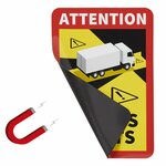 Magnetaufkleber Achtung  Winkel  Morts! LKW