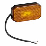 Seitenmarkierungsleuchte 12 24V orange 80 x 44 mm LED