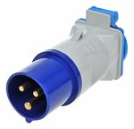 Adapterstecker von CEE auf franzosische Steckdose