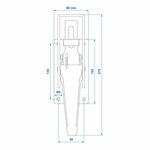 Spannschloss Tico 270x80mm
