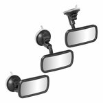 Panorama-Ruckspiegel mit Flexarm 4 cm und Saugnapf