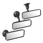 Ruckspiegel 164 x 55 mm mit Flexarm 4 cm und Saugnapf