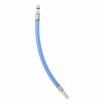 Flexibler Schlauchanschluss 25 cm blau