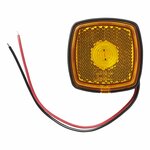 Seitenmarkierungsleuchte 9-30V orange 61 x 61 mm LED