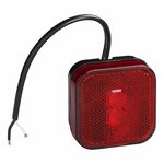 Begrenzungsleuchte 12 24V rot 65 x 65 mm LED