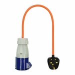 Verlangerungskabel 40cm von UK-Stecker auf CEE