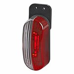 Breitenleuchte LED rot weiß links