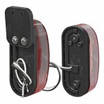 Breitenleuchte LED rot weiß links