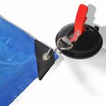 Saugnapfhalterung mit Ring + 2 S-Haken