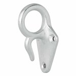 Metallseilhaken mit ose 70 x 40 mm 5 Stuck