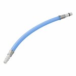 Flexibler Schlauchanschluss 25 cm blau im Polybeutel