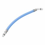 Flexibler Schlauchanschluss 25 cm blau 45 Tull im Polybeutel