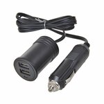 Verlangerungskabel 1M mit USB-Ladegerat 2-fach Typ A 12V 24V
