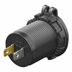 USB Schnellladegerat eingebaut 2-fach 12 24V 3A Typ A + C