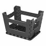 Trittstufe S mit Antirutsch-Kunststoff 29 x 21 5 x 22 cm klappbar