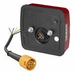 Rucklicht 4 Funktionen 106 x 99 mm LED links