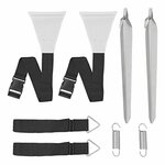 Sturmgurt-Set 2x 3 2 m mit Spanngurtbefestigung fur Markisenschiene