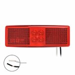 Begrenzungsleuchte 12 24V rot 110x40mm LED