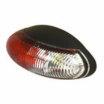 Breitenleuchte 10-30V rot weiß 60x34mm LED