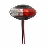 Breitenleuchte 10-30V rot weiß 60x34mm LED