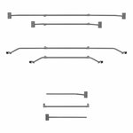 Planenbugel aus Metall  ausziehbar 100-155cm fur Anhangerplane