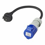 Verlangerungskabel 40cm 3x2 5mm² von Schweizer Stecker auf CEE