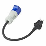Verlangerungskabel 40cm 3x2 5mm² von Schweizer Stecker auf CEE