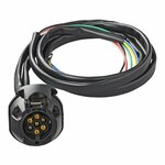 Anhangerkupplungs-Kabelsatz 7-polig PVC + 1 50 m Kabel