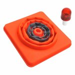 Klappbarer Sicherheitspylon mit LED-Beleuchtung