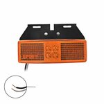 Seitenmarkierungsleuchte 12 24V orange 110x40mm LED mit Halter