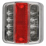 Rucklicht 4 Funktionen 98x105mm 14LED mit 5-poligem EC
