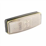 Begrenzungsleuchte 12 24V weiß 110x40mm LED