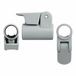 Rohrklemme fur Zeltstange mit Schnellverschluss 22-25mm - Set mit 4 Stuck